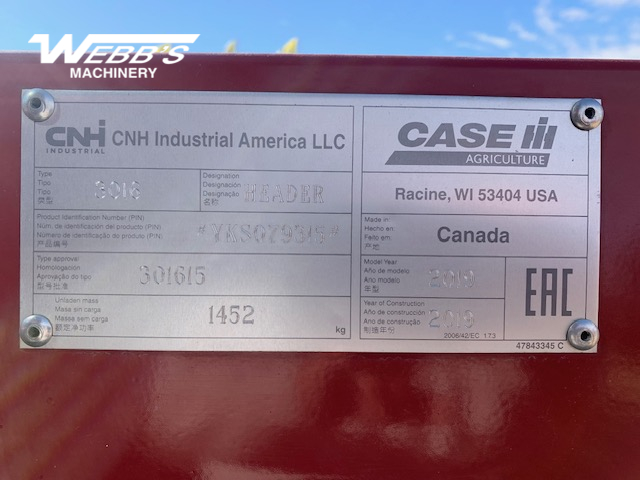 2019 Case IH 9250 Combine