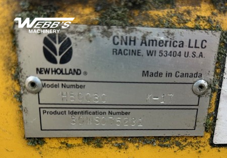 2009 New Holland HB30 Windrower Header