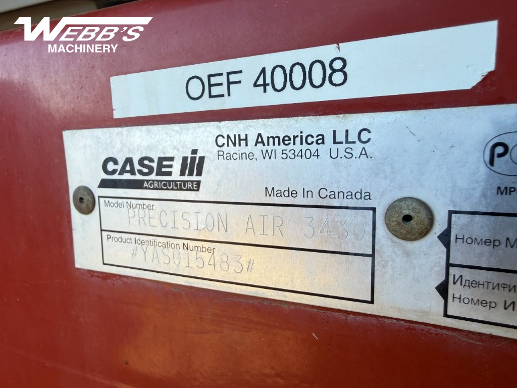 2010 Case 3430 Air Tank/Cart
