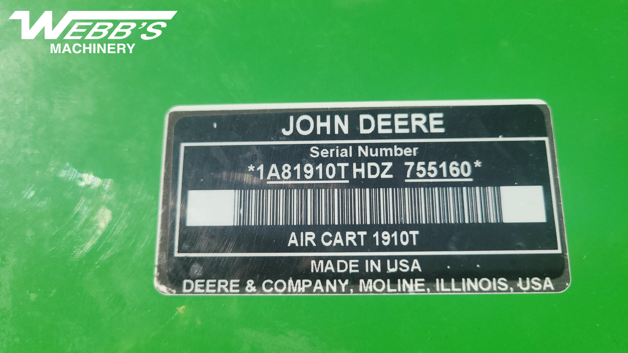 2014 John Deere 1870/1910 Air Drill