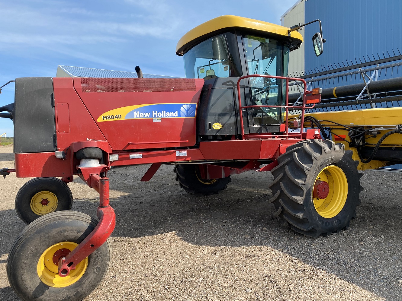 2012 New Holland H8040 Windrower for sale in St Paul, AB | IronSearch