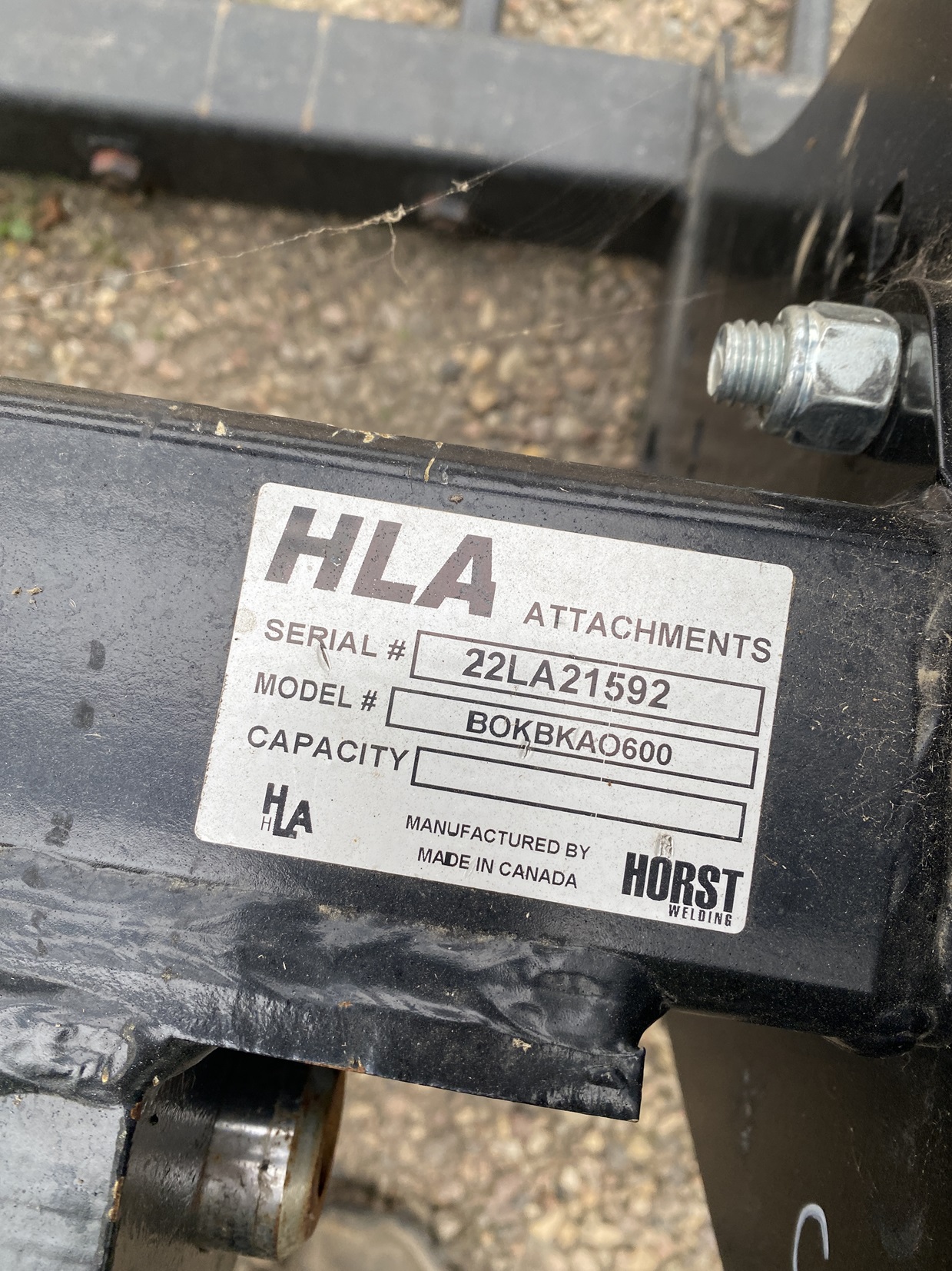 2022 HLA BK72 Bale Splitter