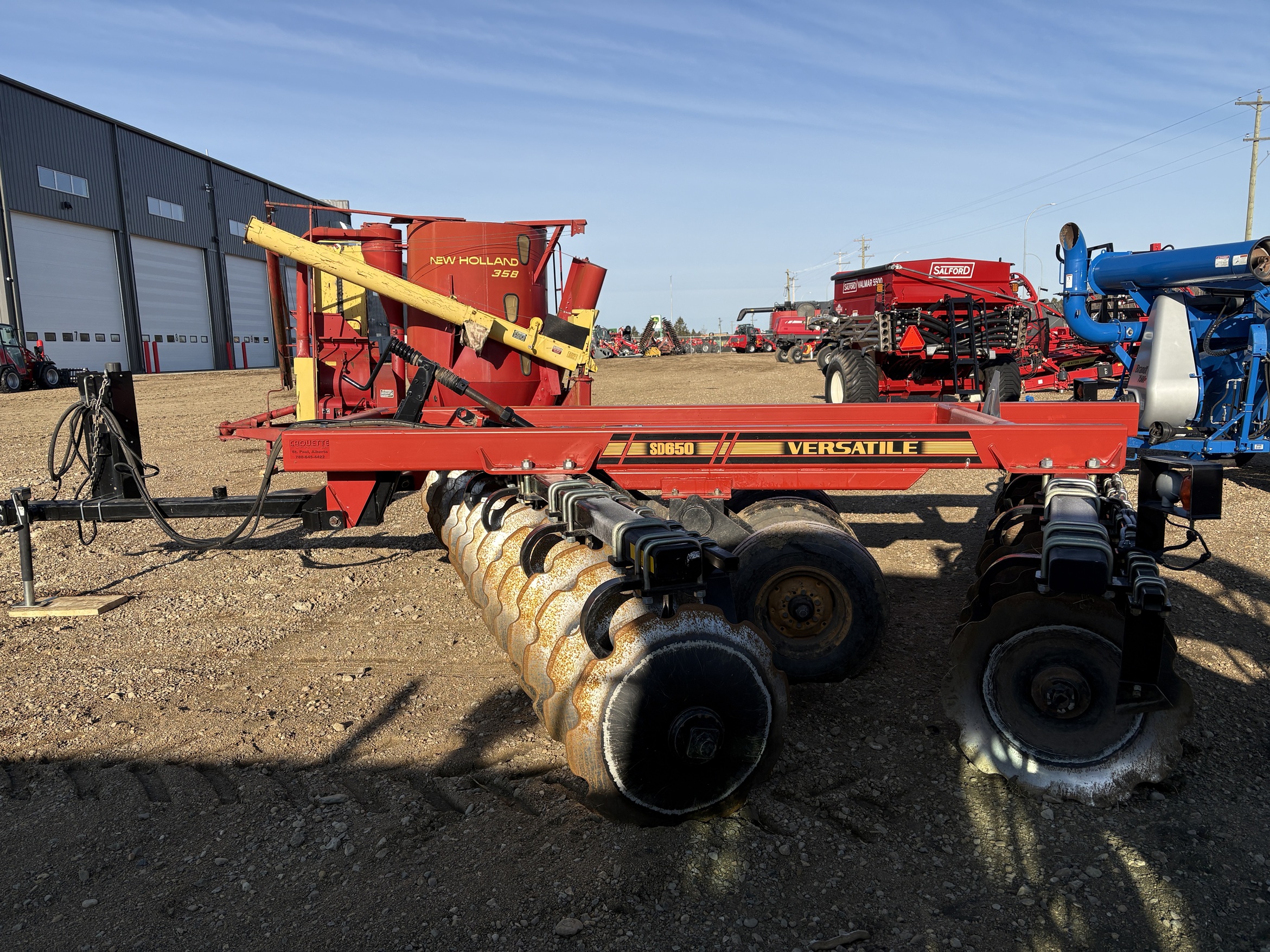 2017 Versatile SD650 Disk Offset