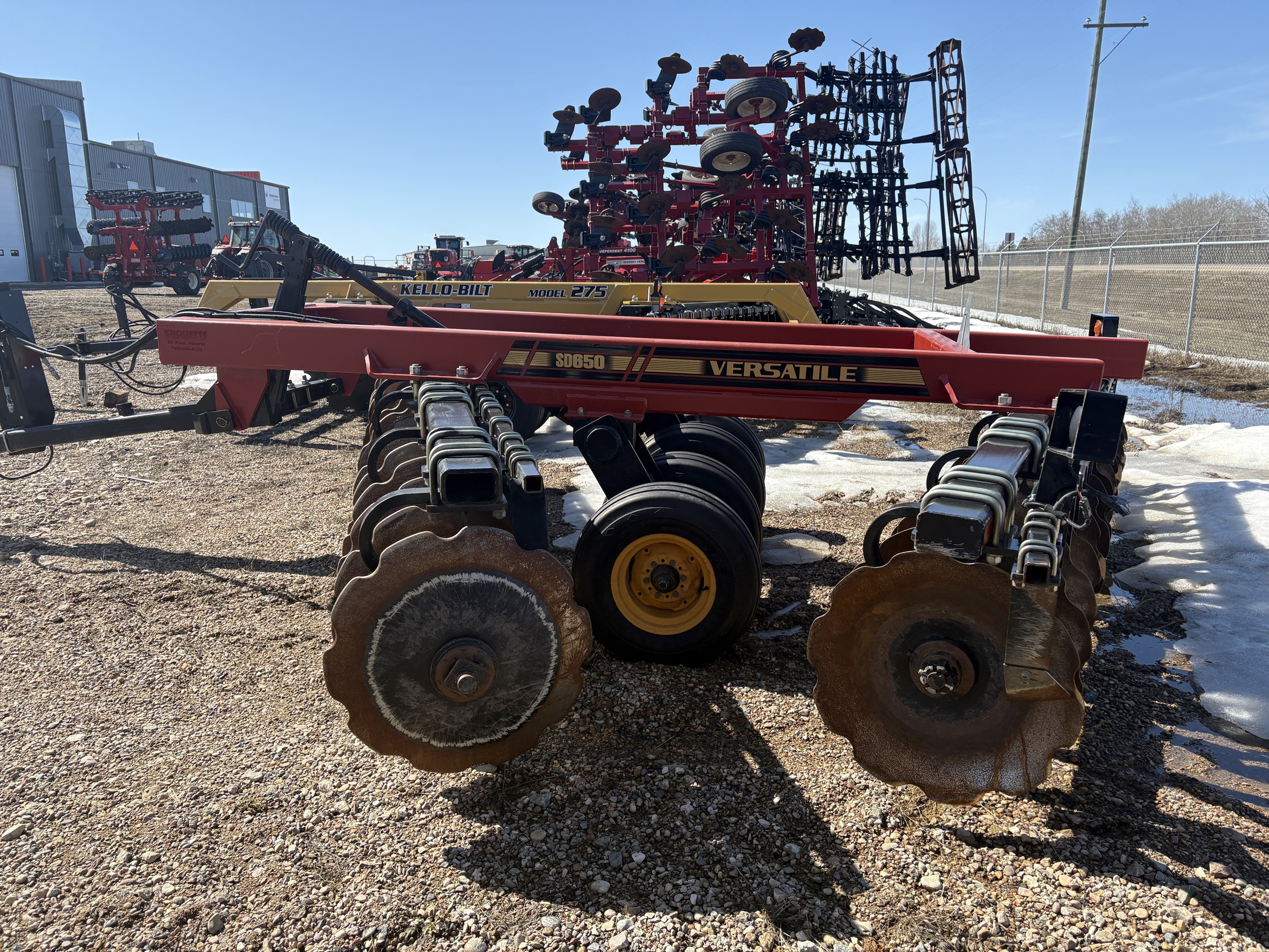 2017 Versatile SD650 Disk Offset