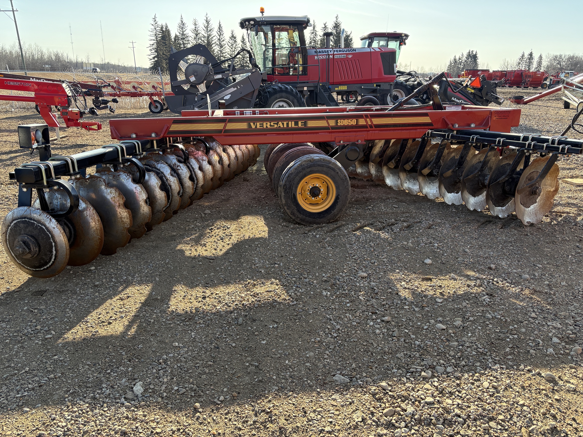 2017 Versatile SD650 Disk Offset