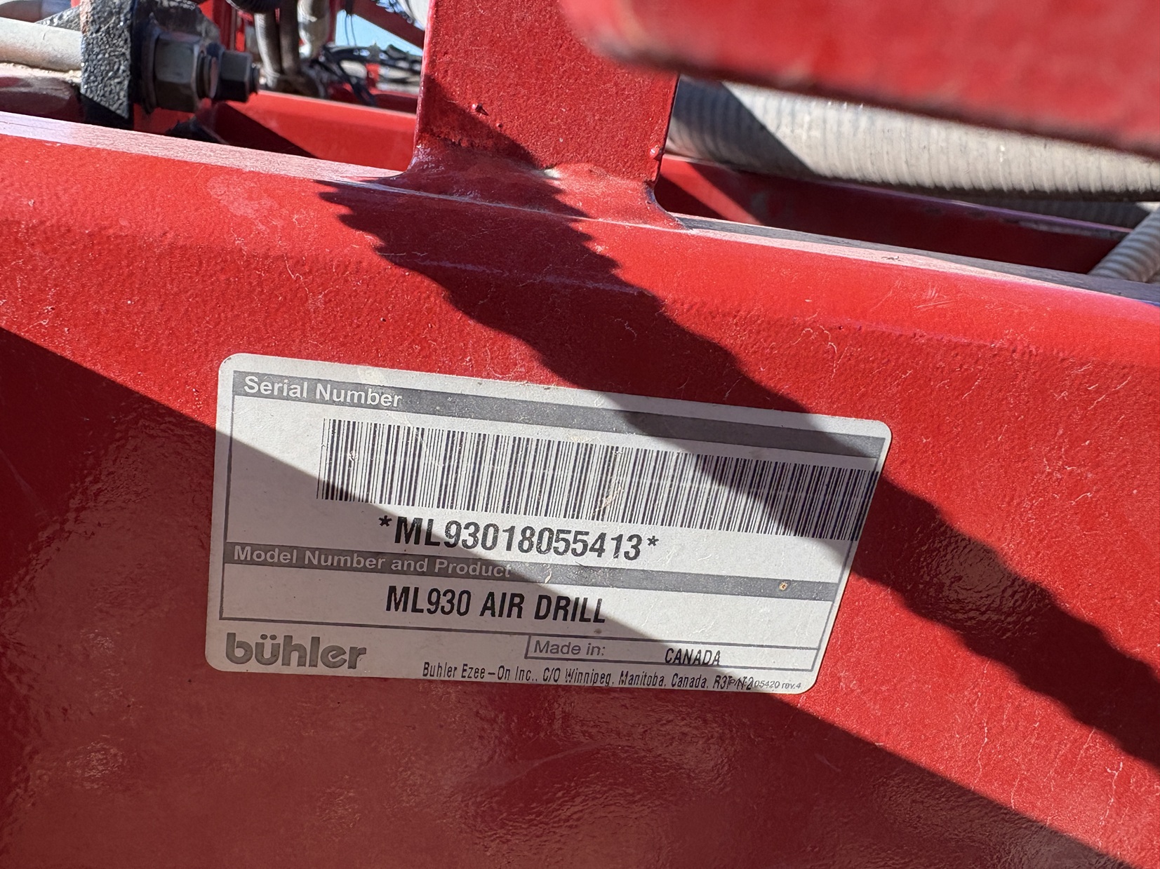 2018 Versatile ML930 Air Drill