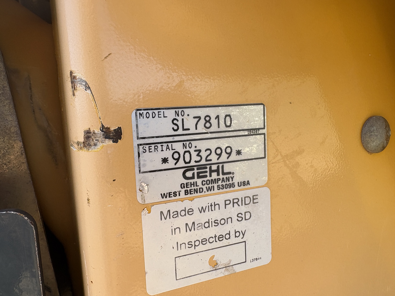 2004 Gehl 7810 Skid Steer Loader