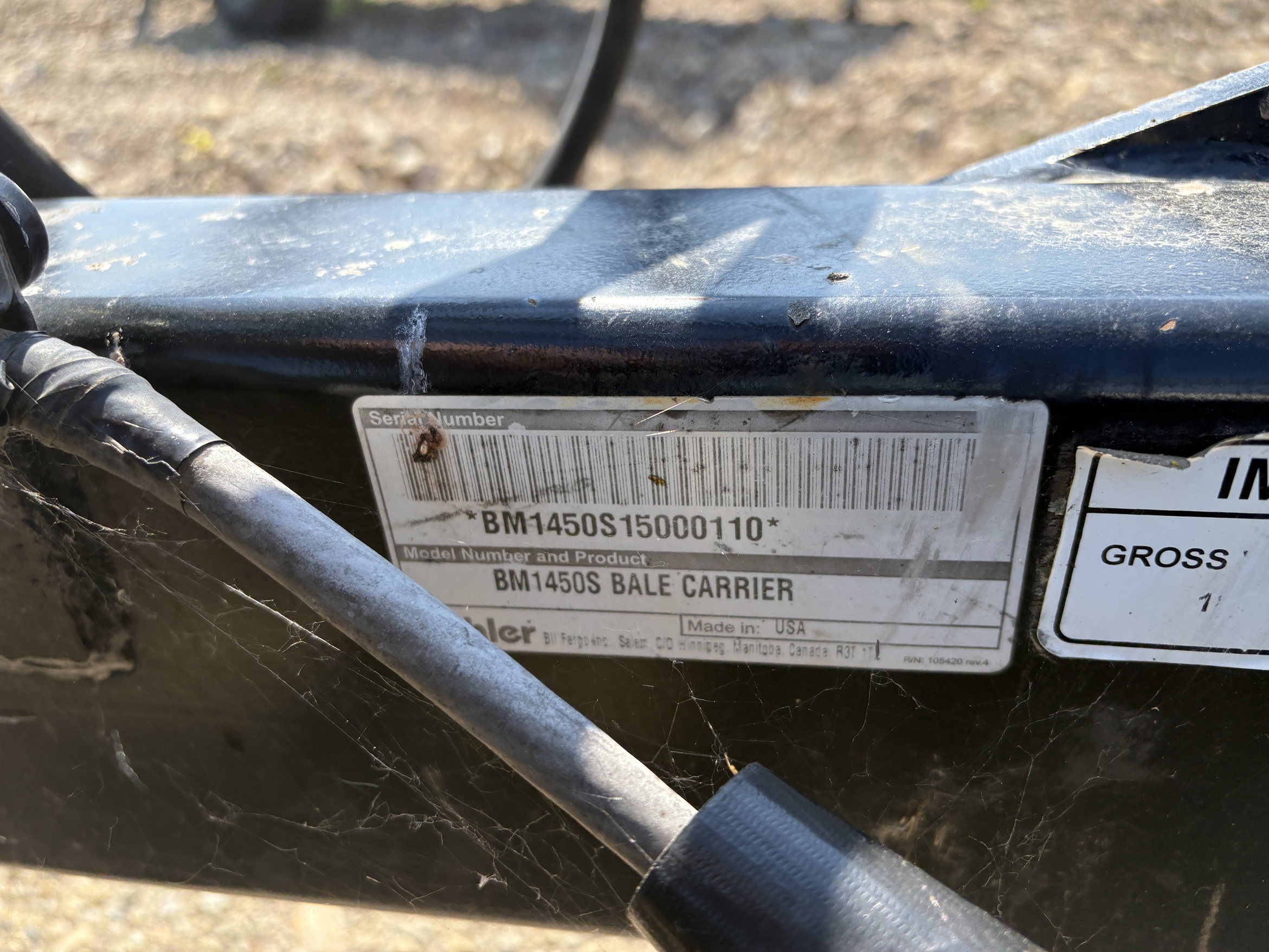 2015 Buhler Farm King 1450 Bale Mover