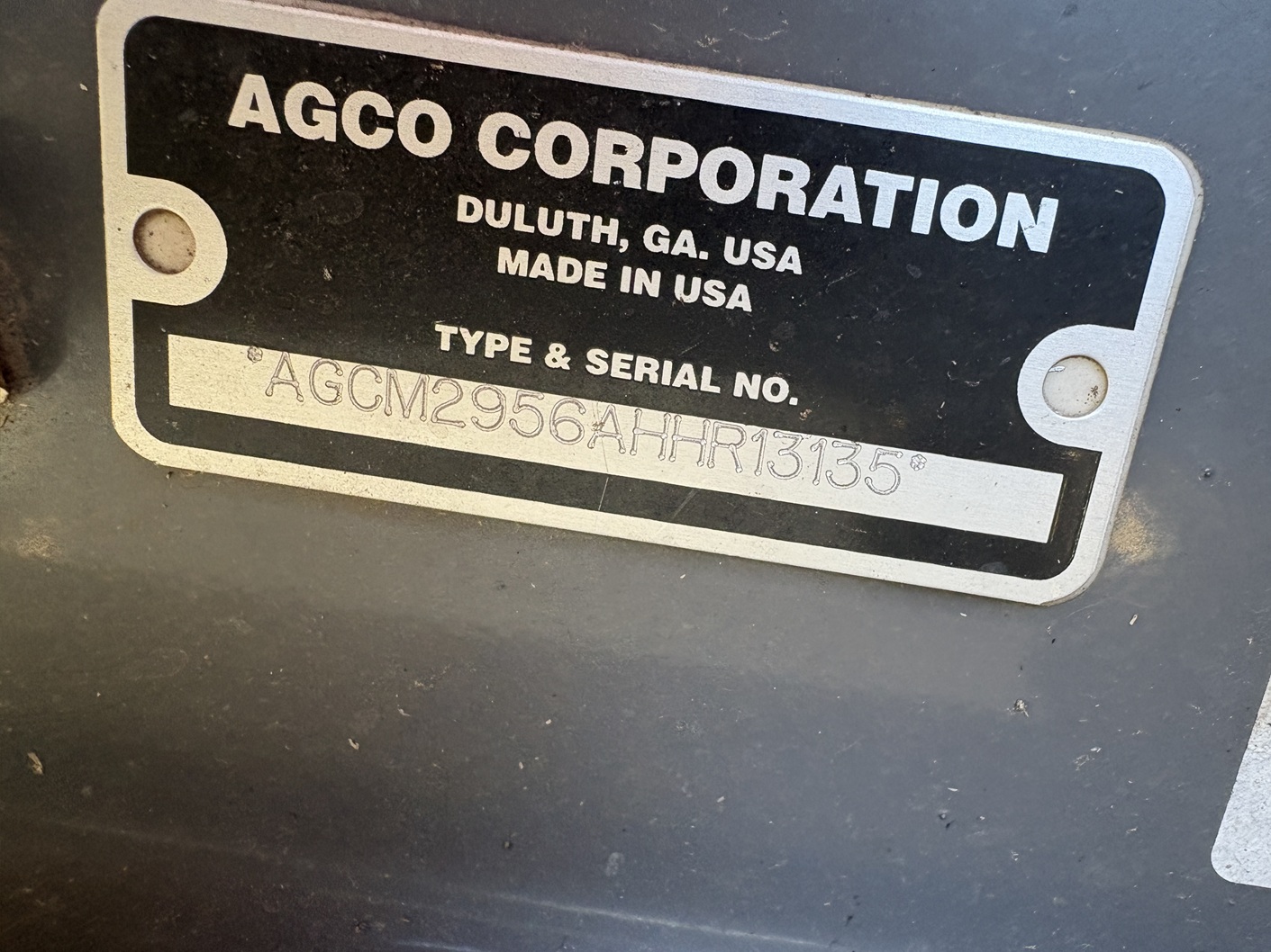 2017 Massey Ferguson 2956 Baler/Round