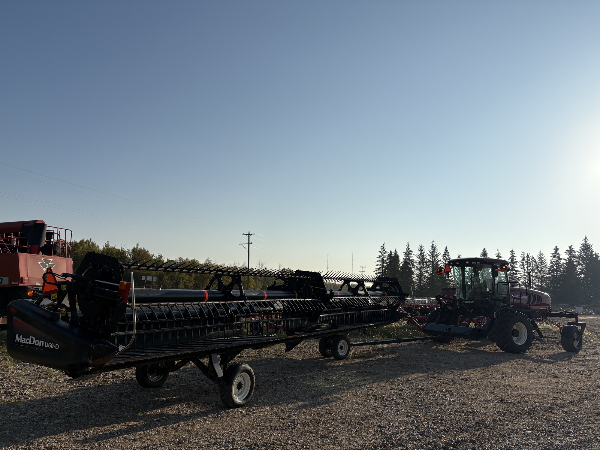 2012 MacDon M155 Windrower