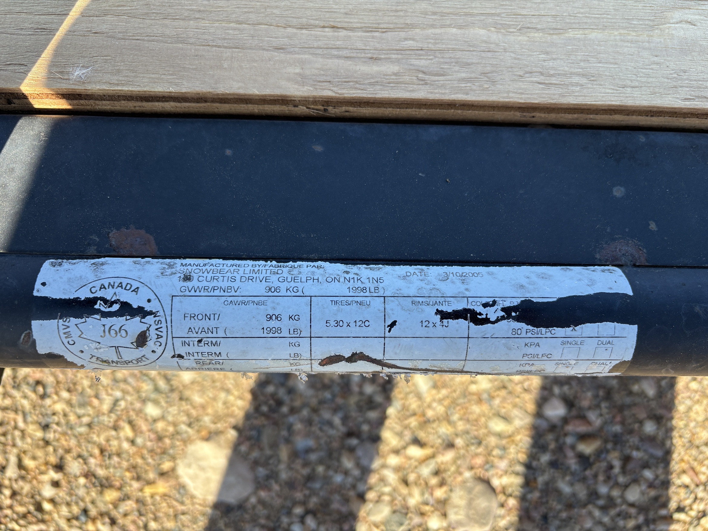 2005 Misc 4x7 Trailer/Utility