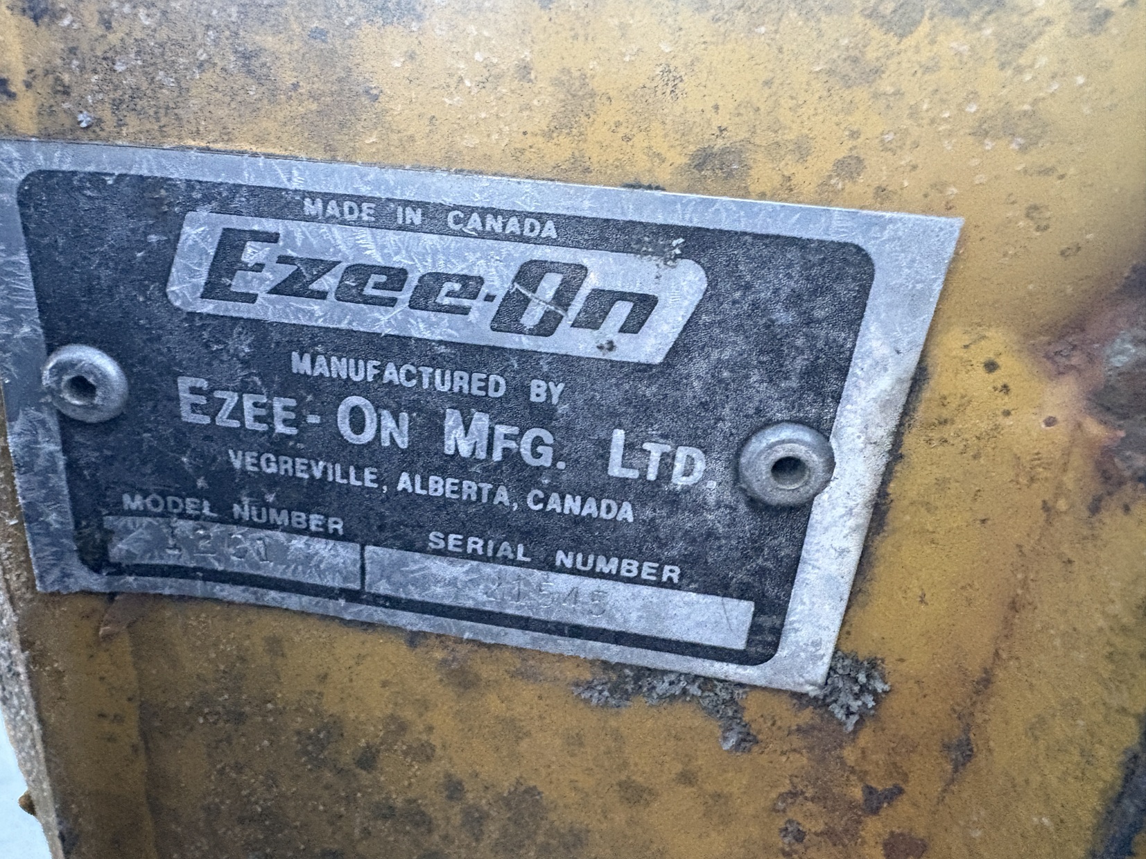 1995 Ezee-On 1201 Disk Offset