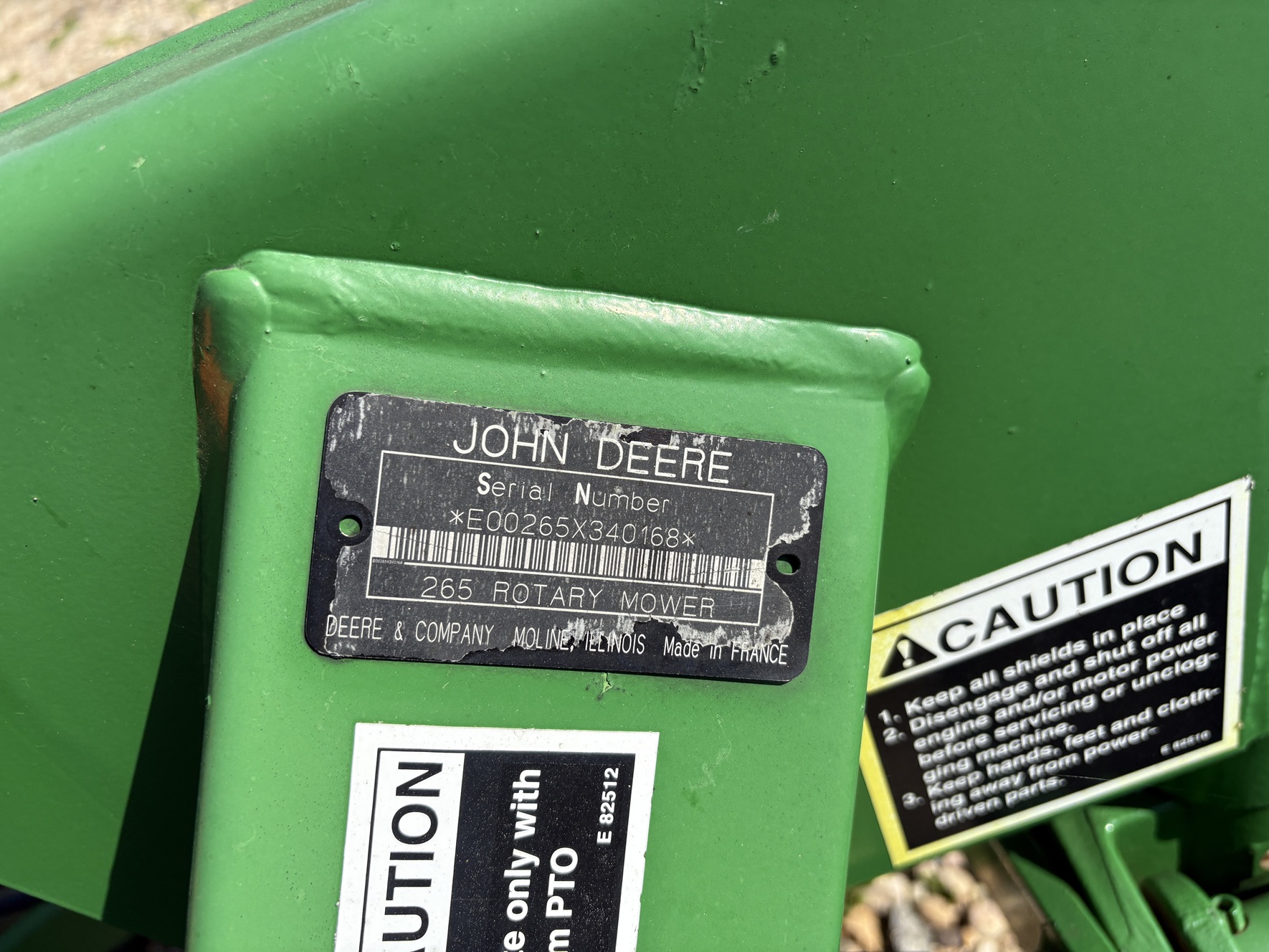 2008 John Deere 265 Mower/Disc