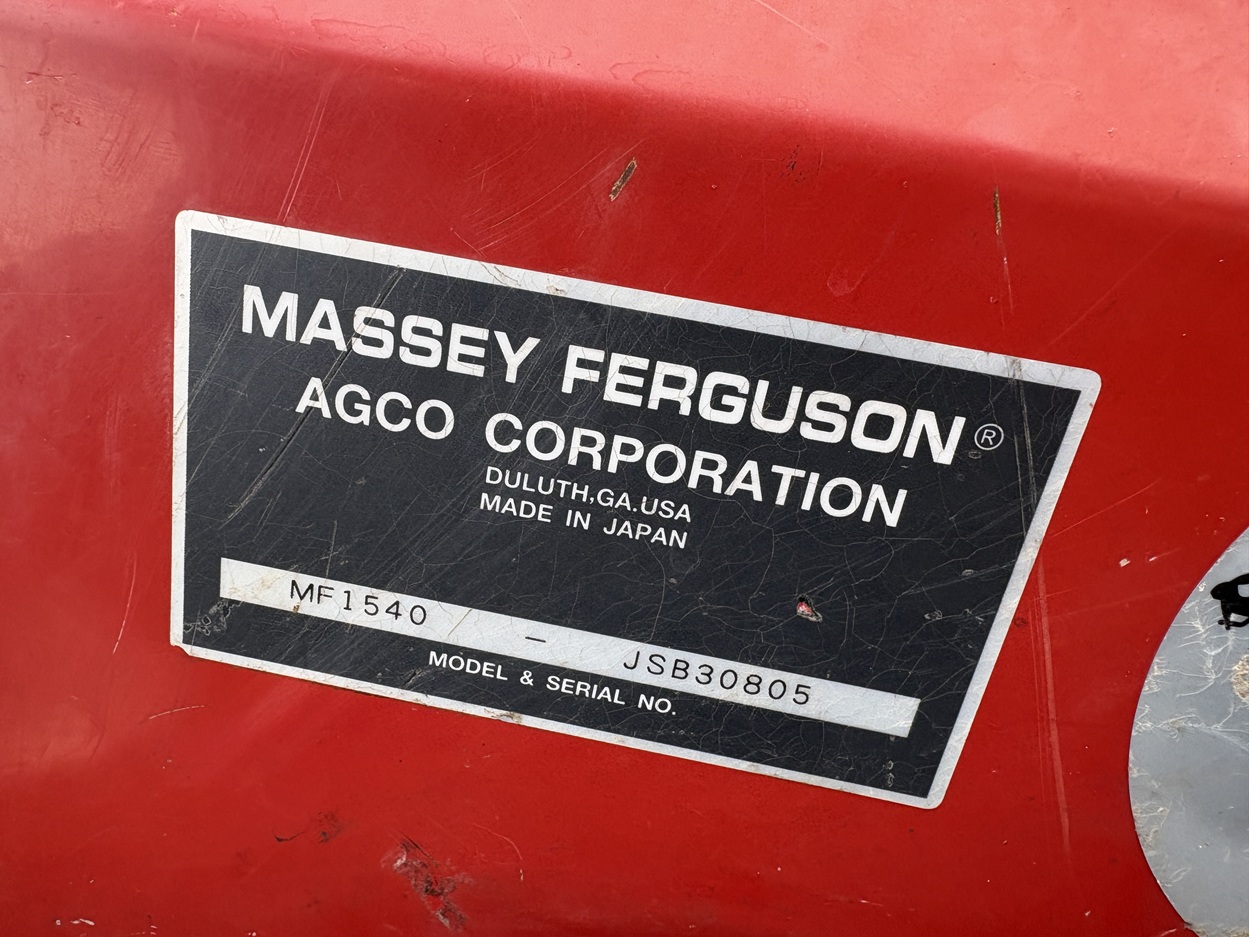 2007 Massey Ferguson 1540 Tractor