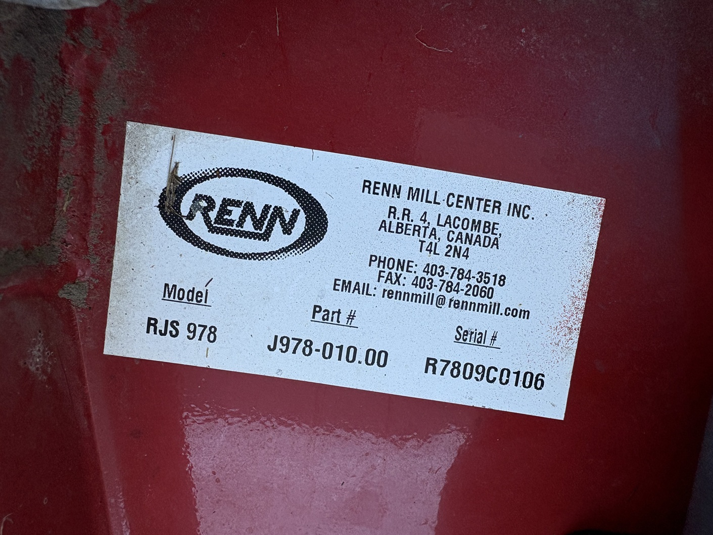 2017 Jiffy 978 Bale Processor