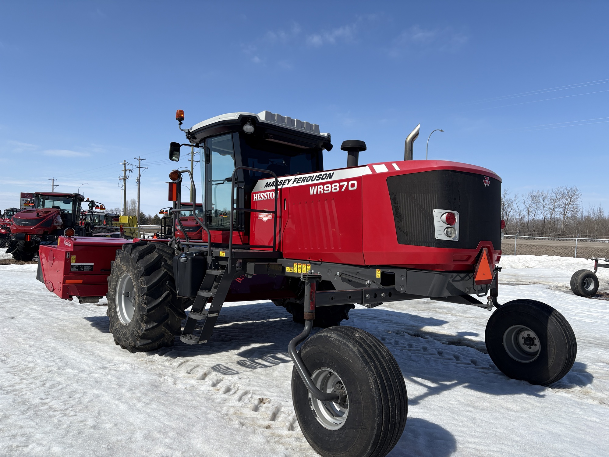 2015 Massey Ferguson WR9870 Windrower