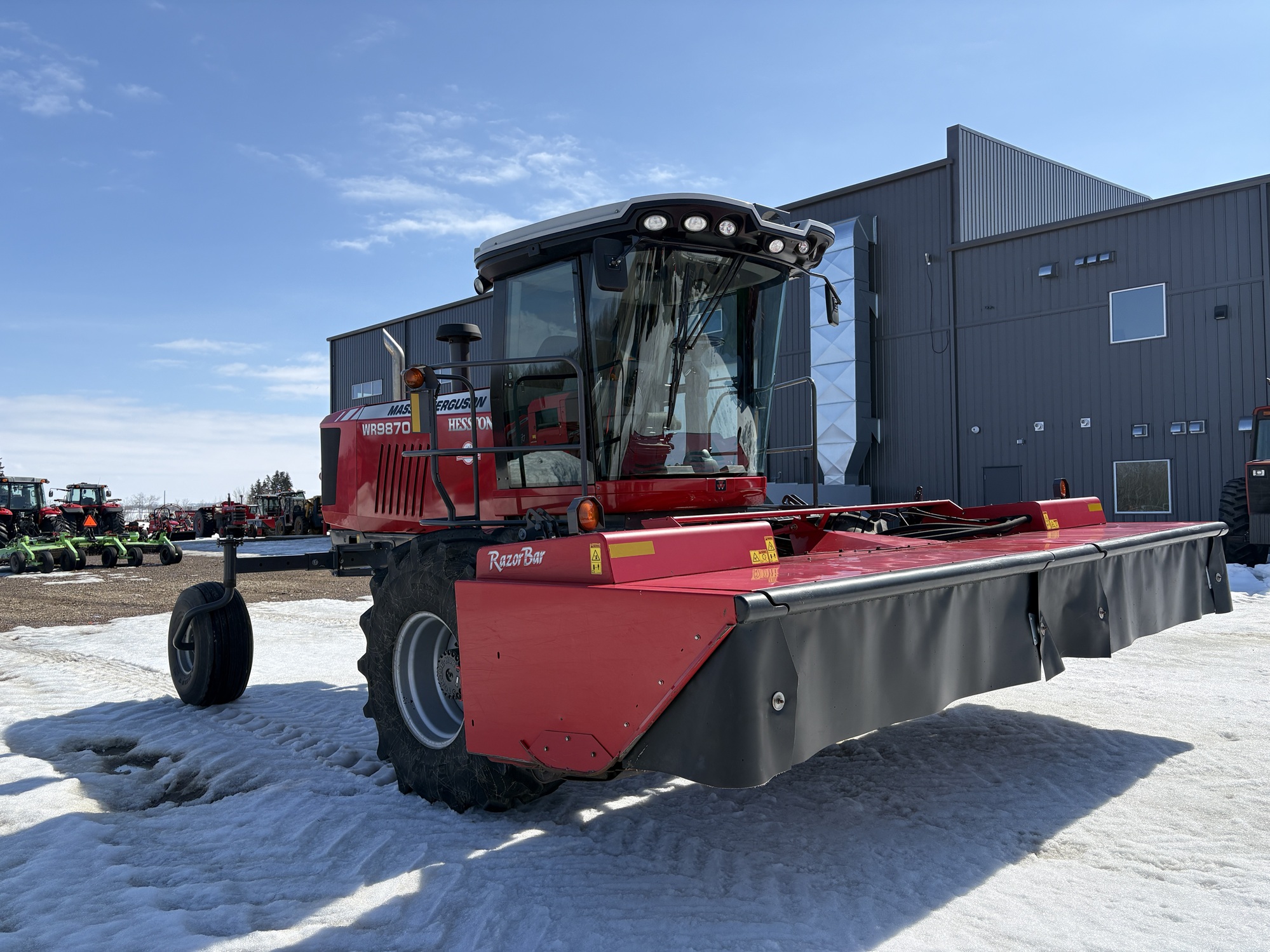 2015 Massey Ferguson WR9870 Windrower