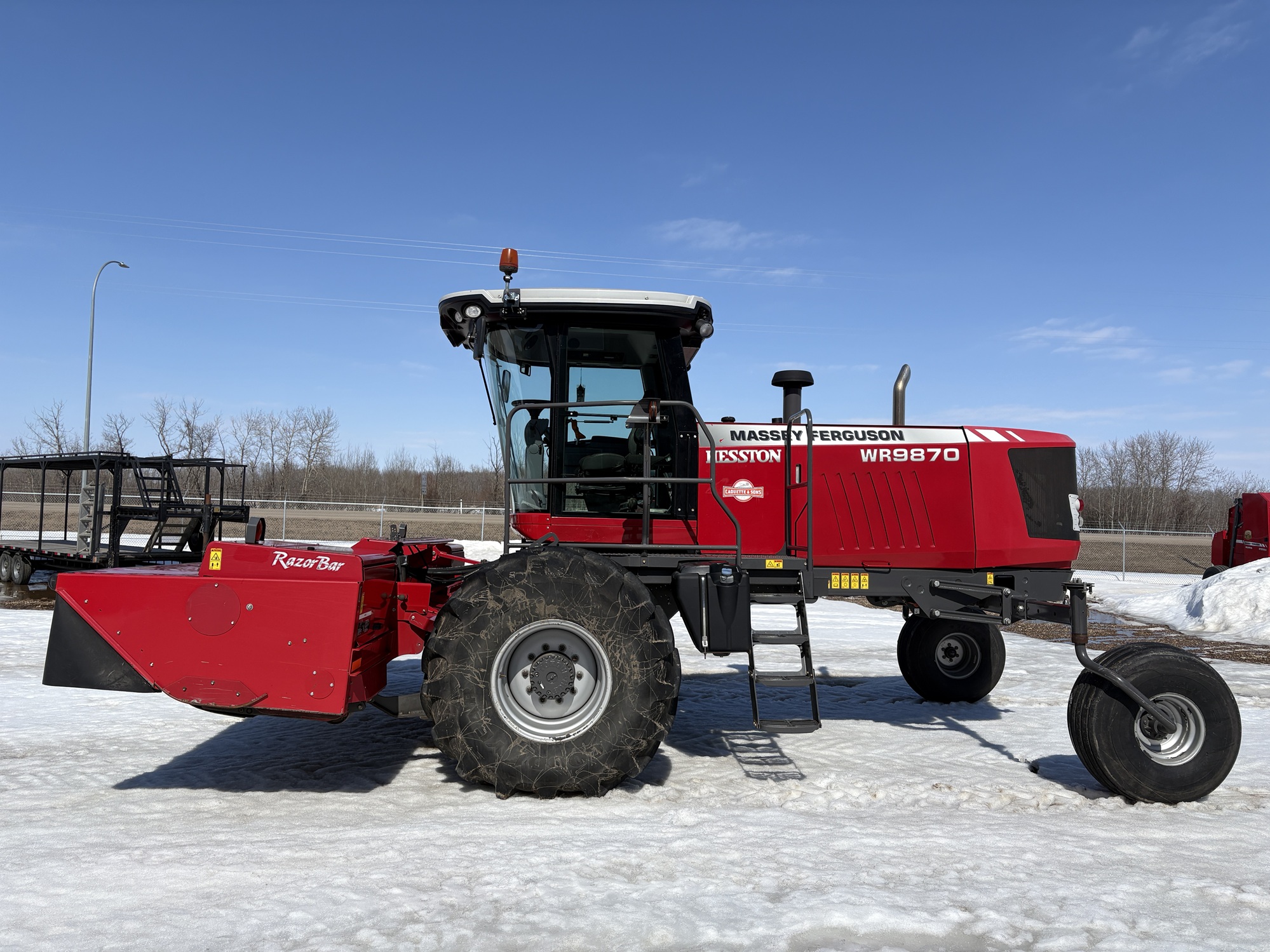 2015 Massey Ferguson WR9870 Windrower