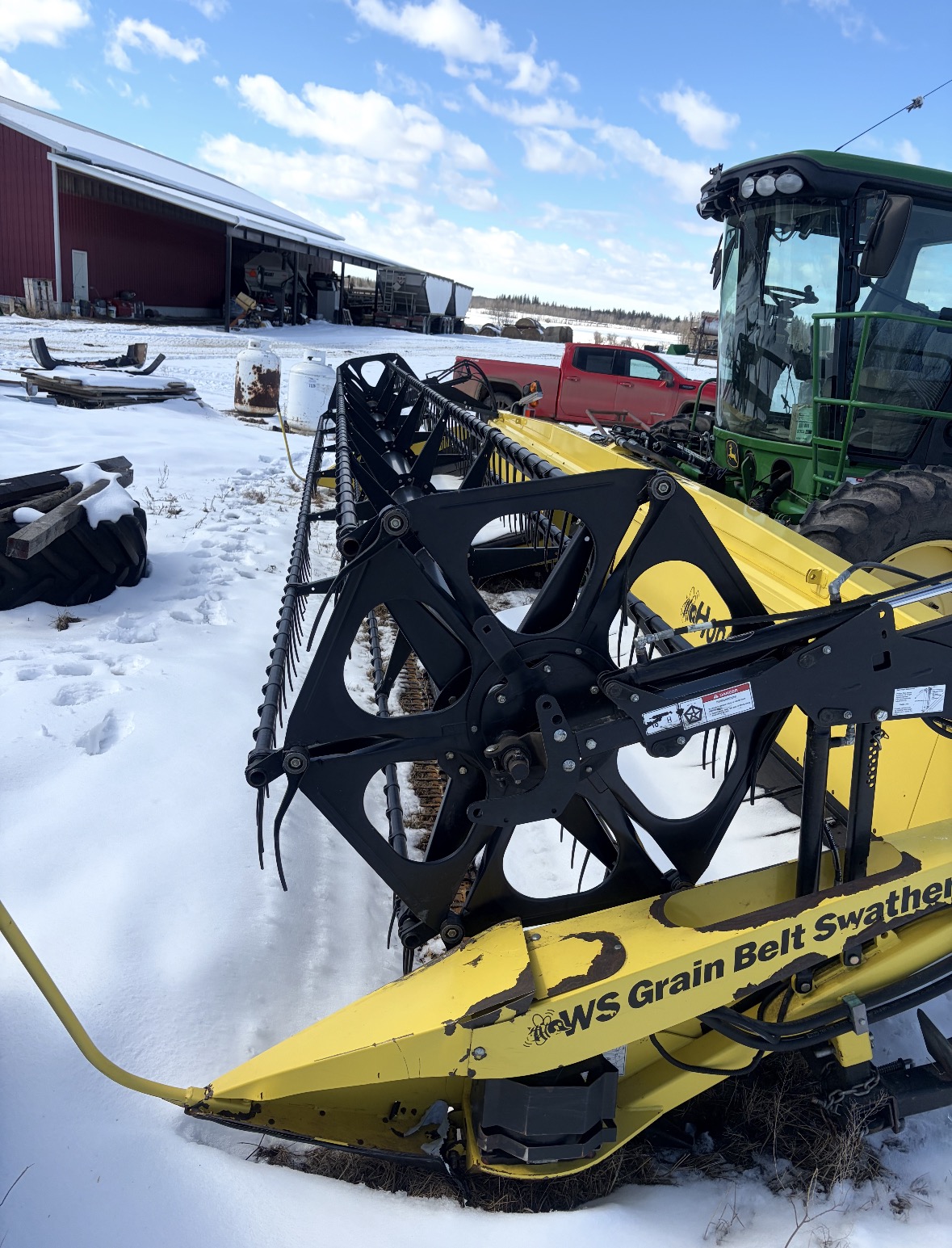 2012 John Deere A400 Windrower