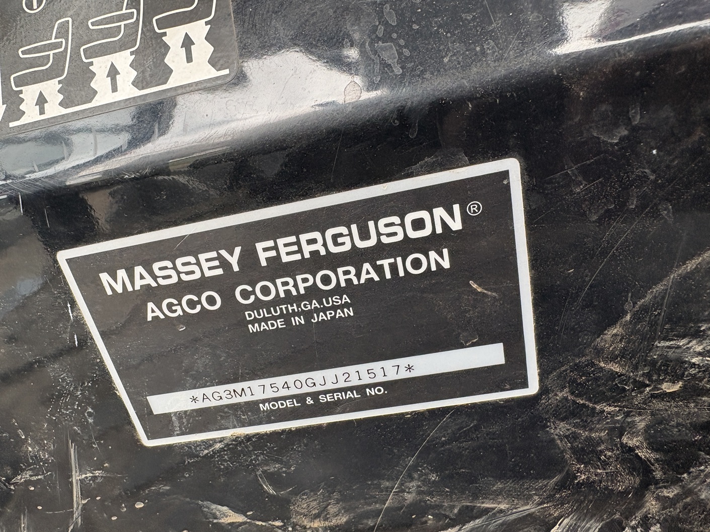 2016 Massey Ferguson 1754 Tractor