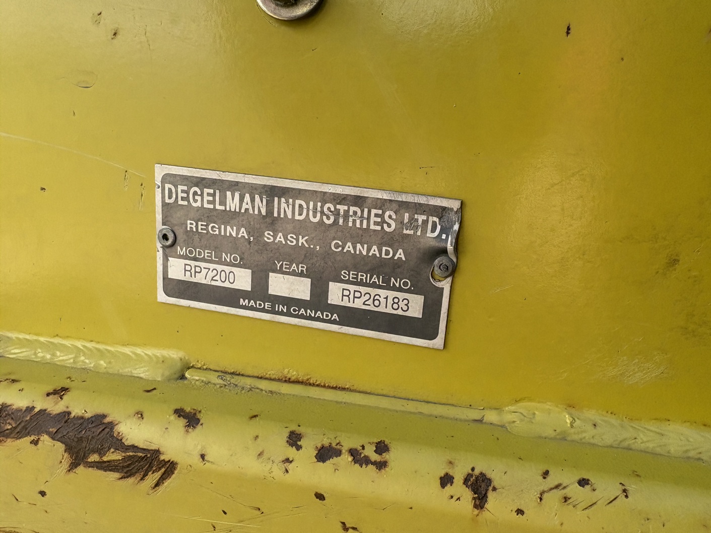 2019 Degelman RP7200 Rock Picker