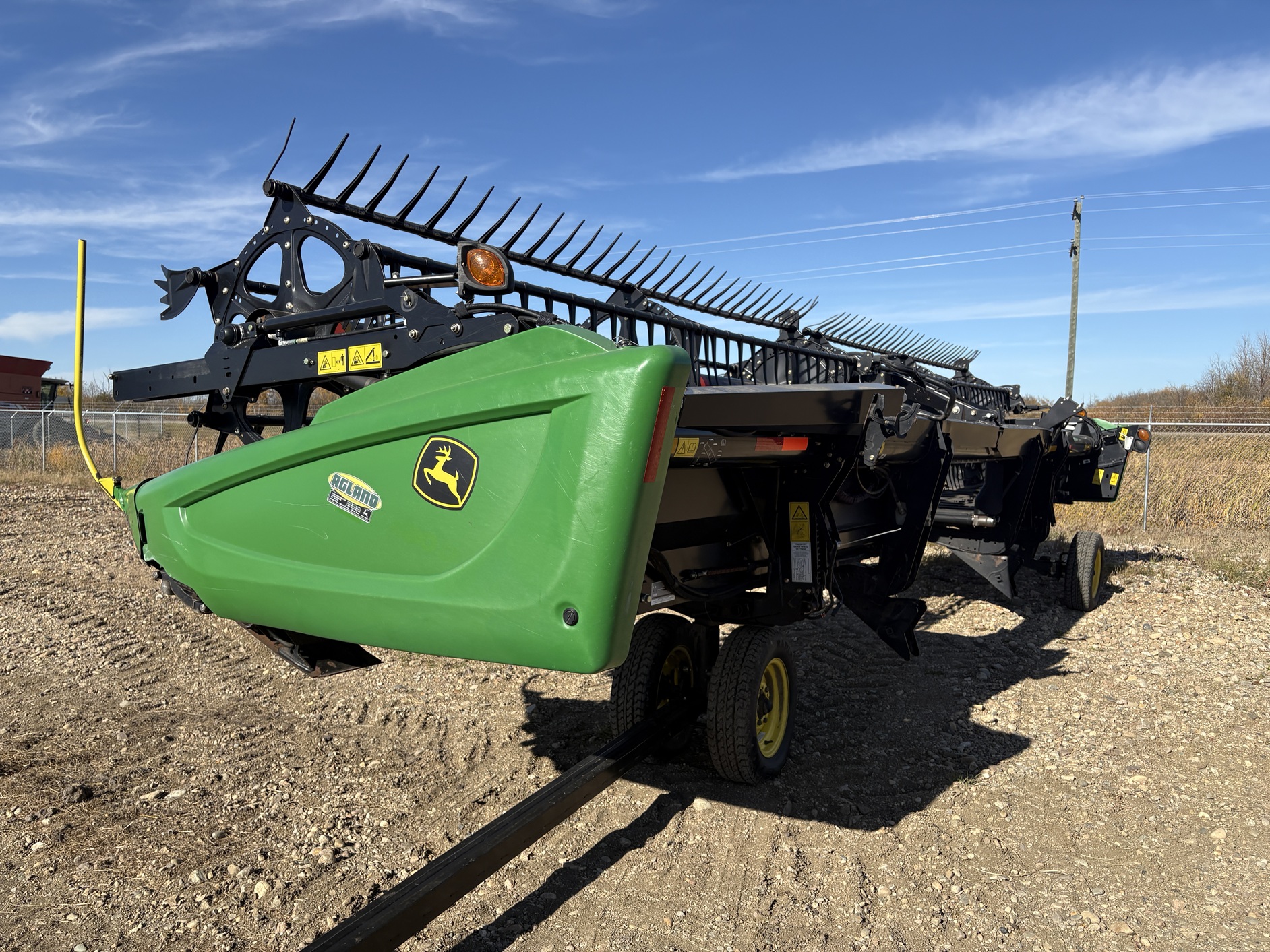 2014 John Deere 430D Windrower Draper Header