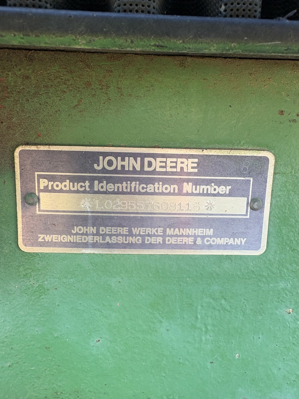 1987 John Deere 2955 Tractor