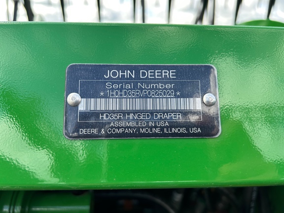 2023 John Deere HD35R Header Combine