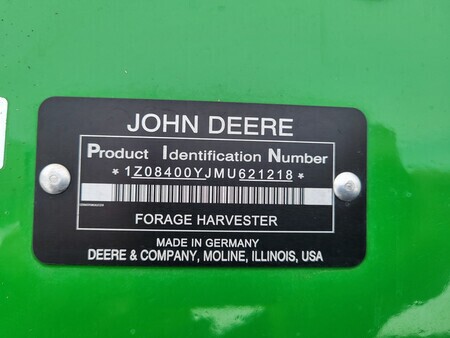 2021 John Deere 8400 Forage Harvester