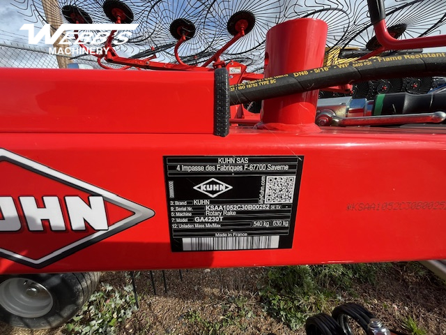 2024 Kuhn GA4230T Rake