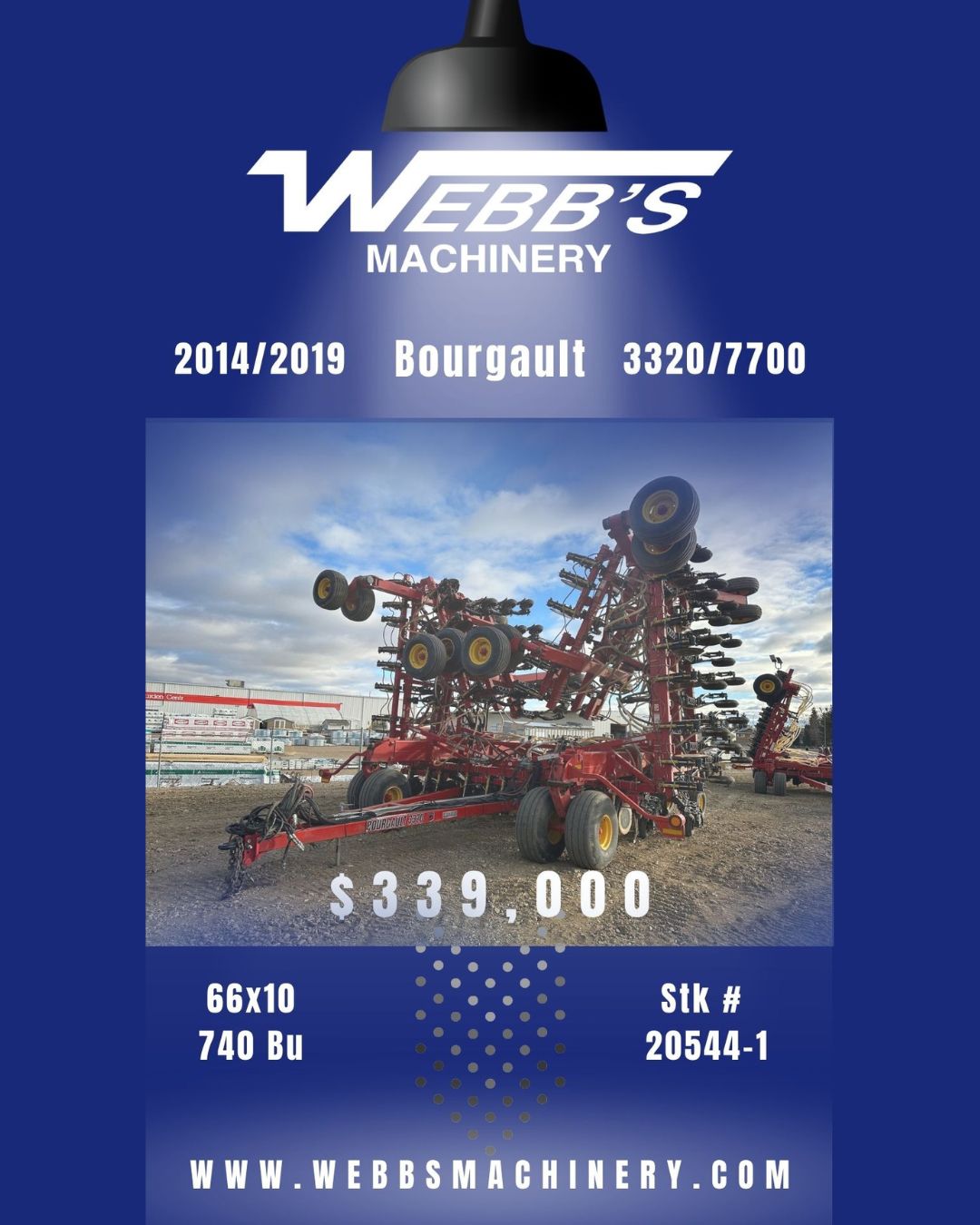 2019 Bourgault 3320-66'XTC/7700 Air Drill