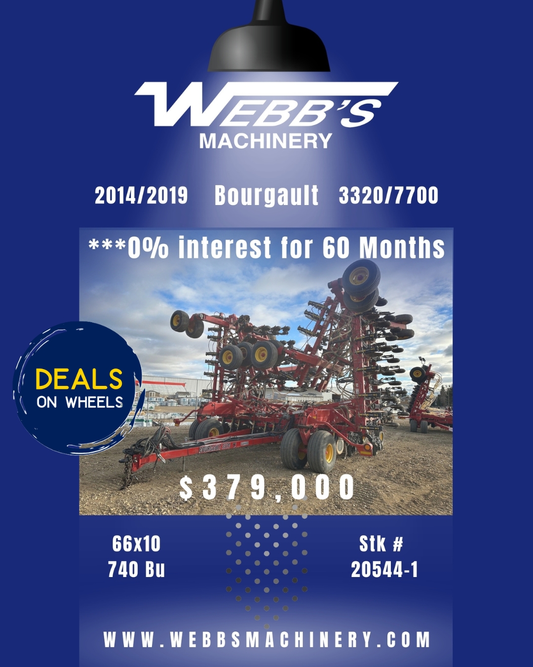 2019 Bourgault 3320-66'XTC/7700 Air Drill