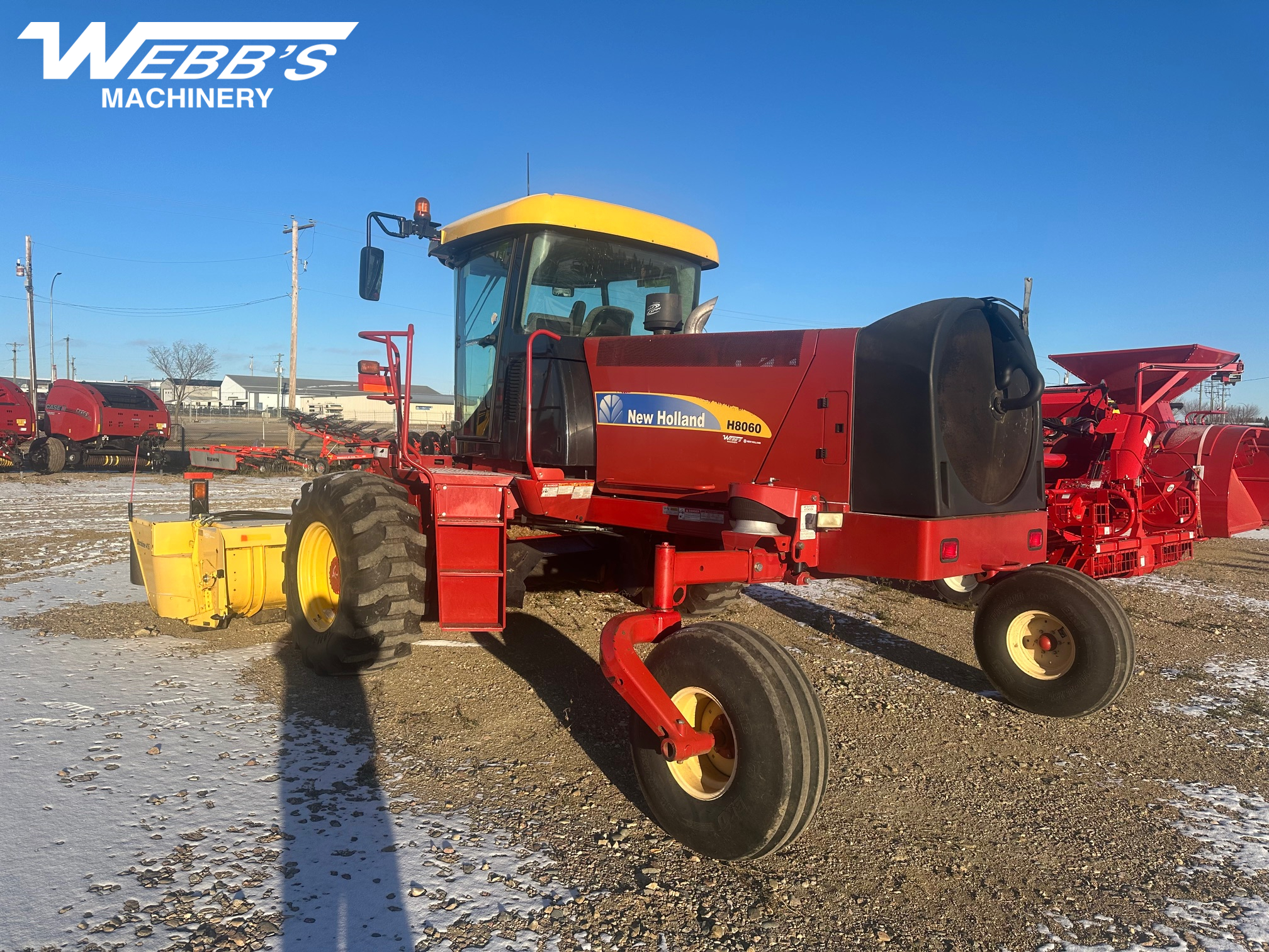 2011 New Holland H8060 Windrower