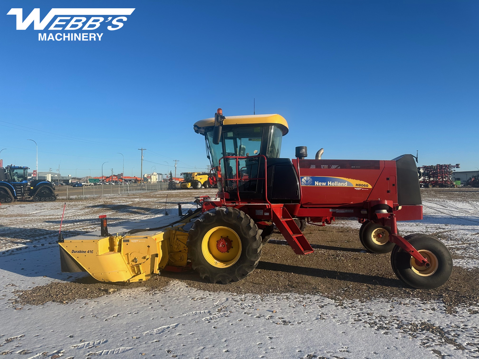 2011 New Holland H8060 Windrower