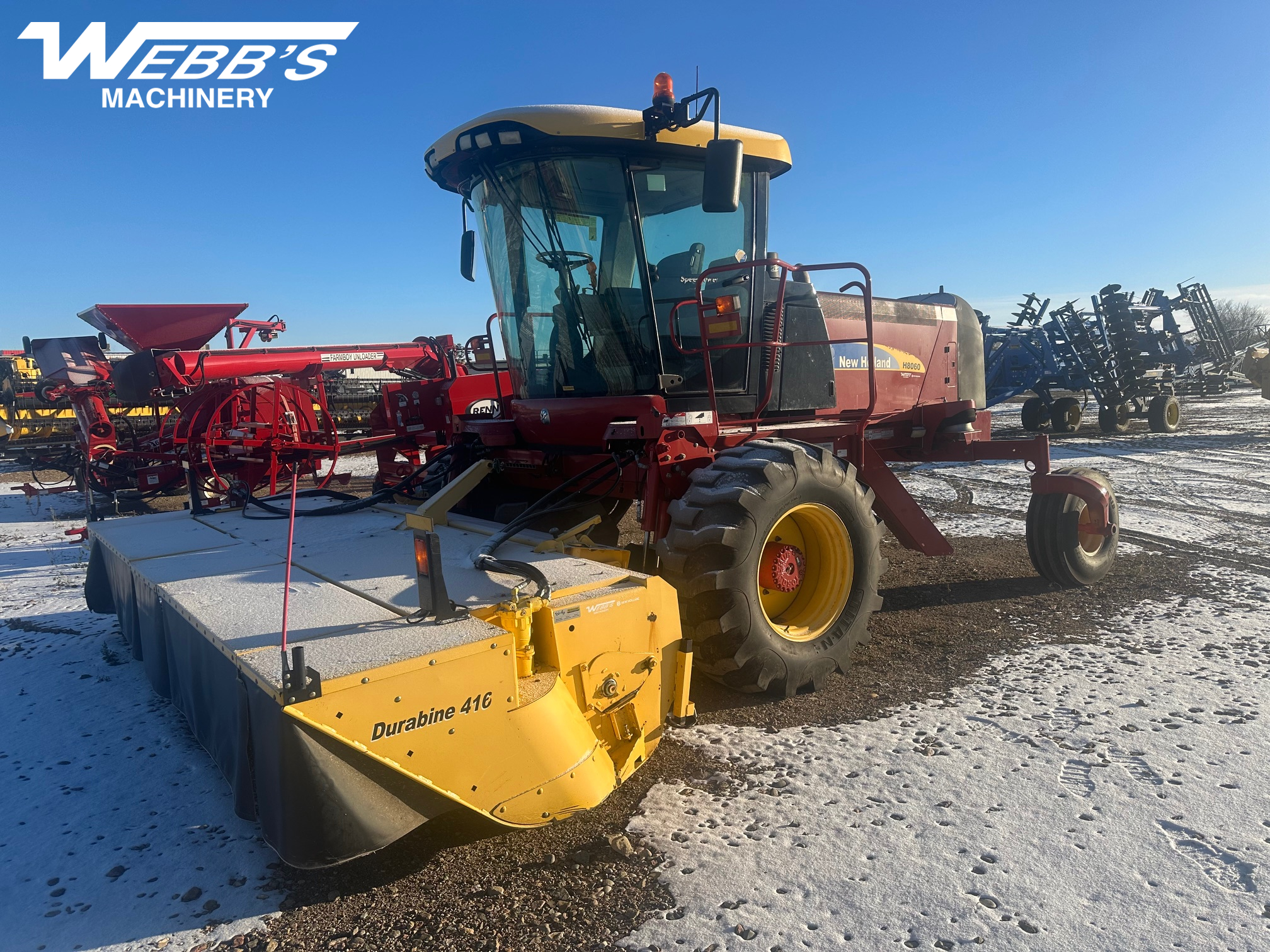 2011 New Holland H8060 Windrower