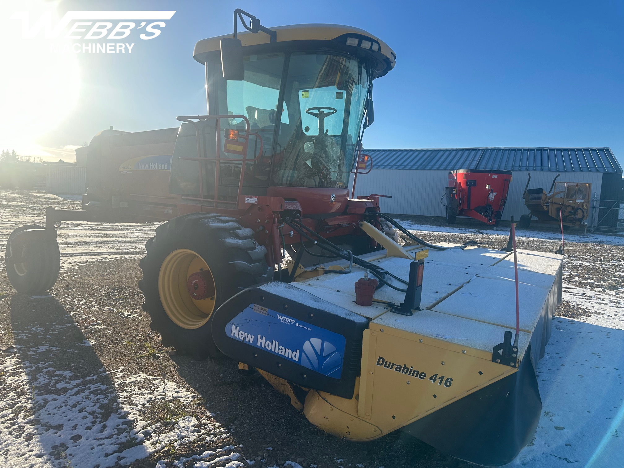 2011 New Holland H8060 Windrower