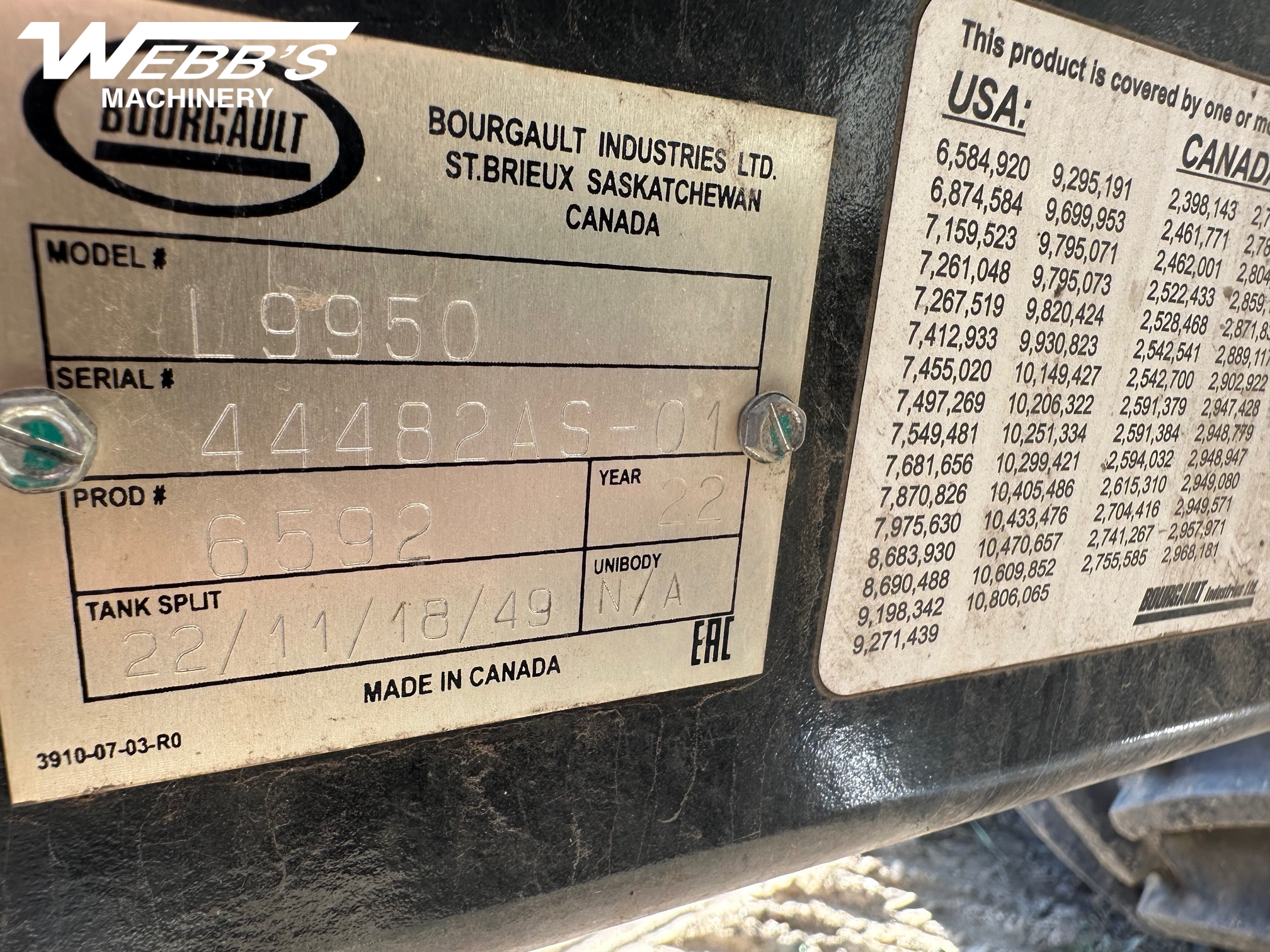 2022 Bourgault L9950/3330HF-66 Air Drill