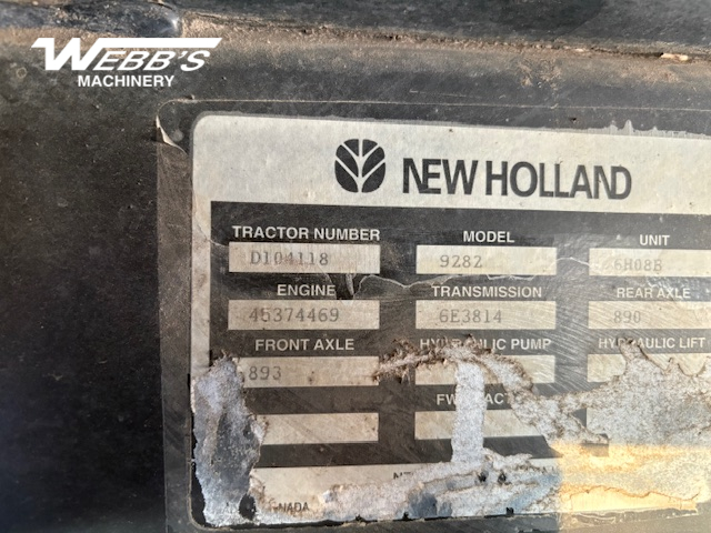 1996 New Holland 9282 Tractor