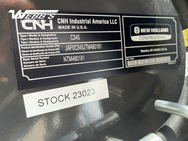 2026 New Holland C345 T4F Compact Track Loader