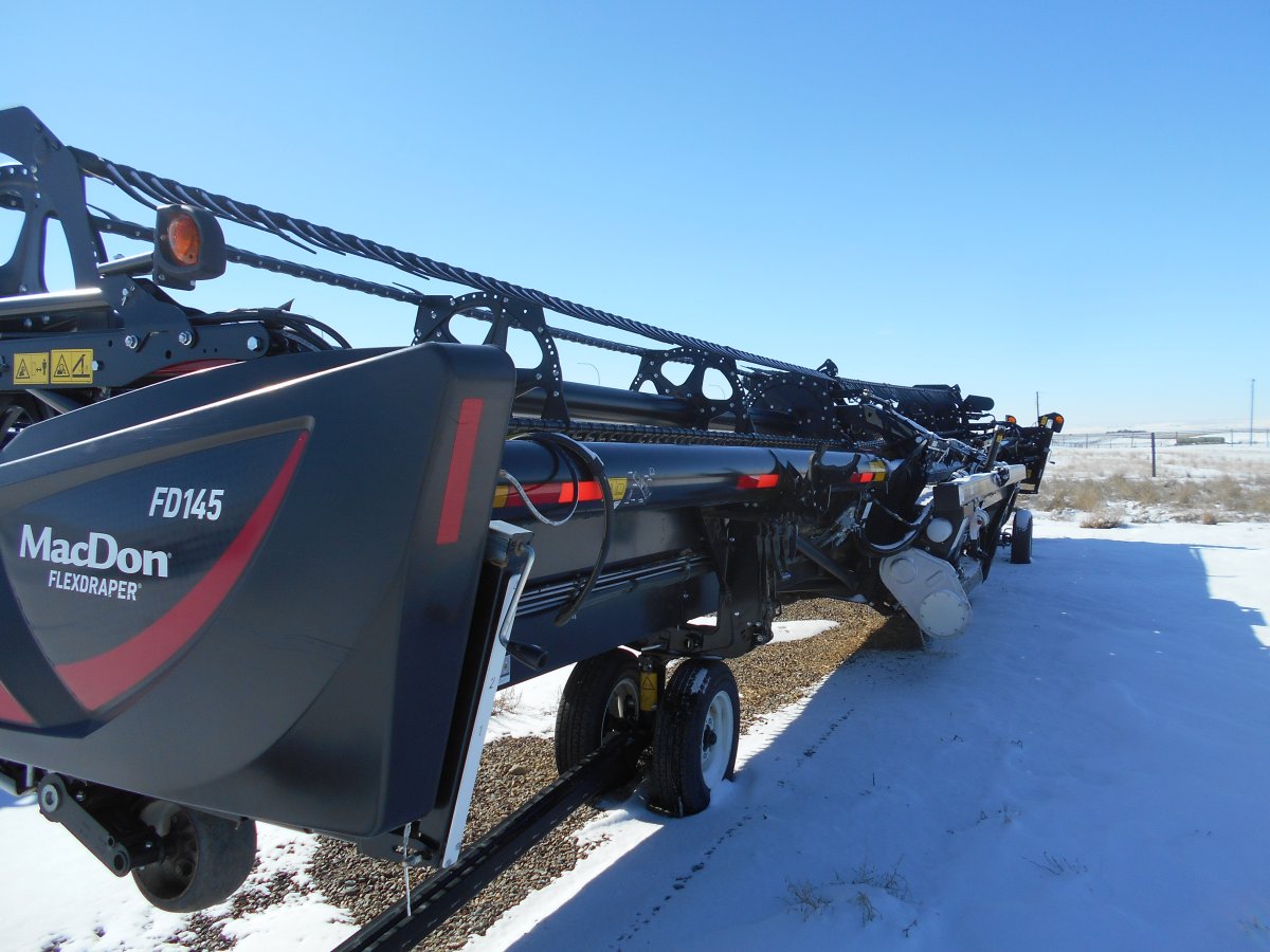 2022 MacDon FD145 Header Combine