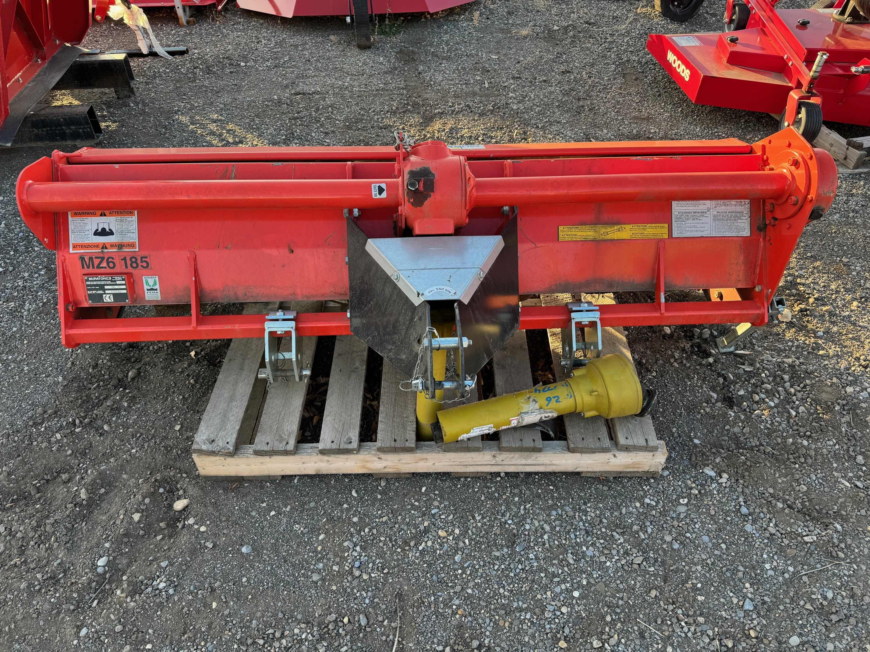 2012 Muratori MZ185 Rotary Tiller