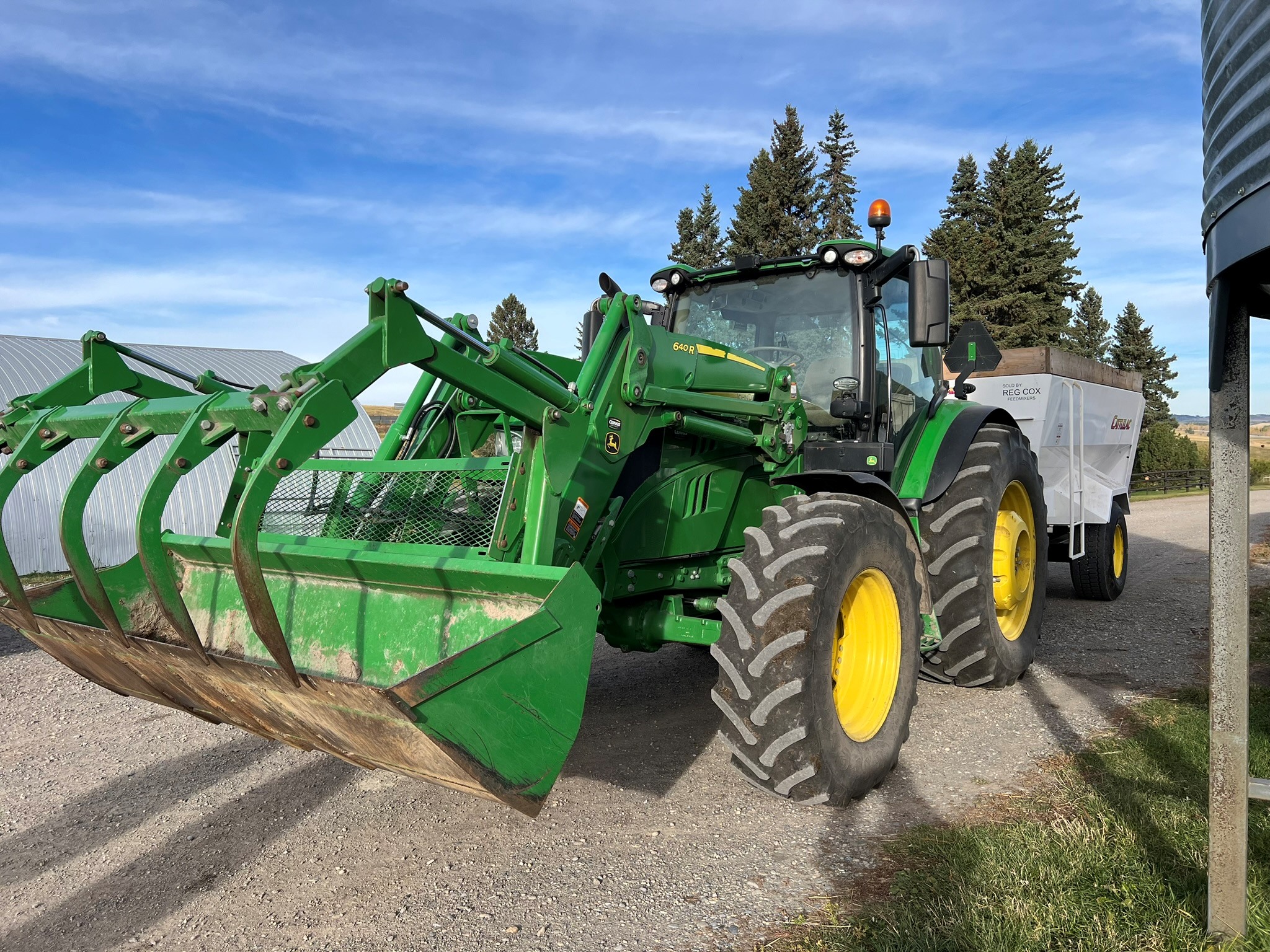 2018 John Deere 6155R Tractor