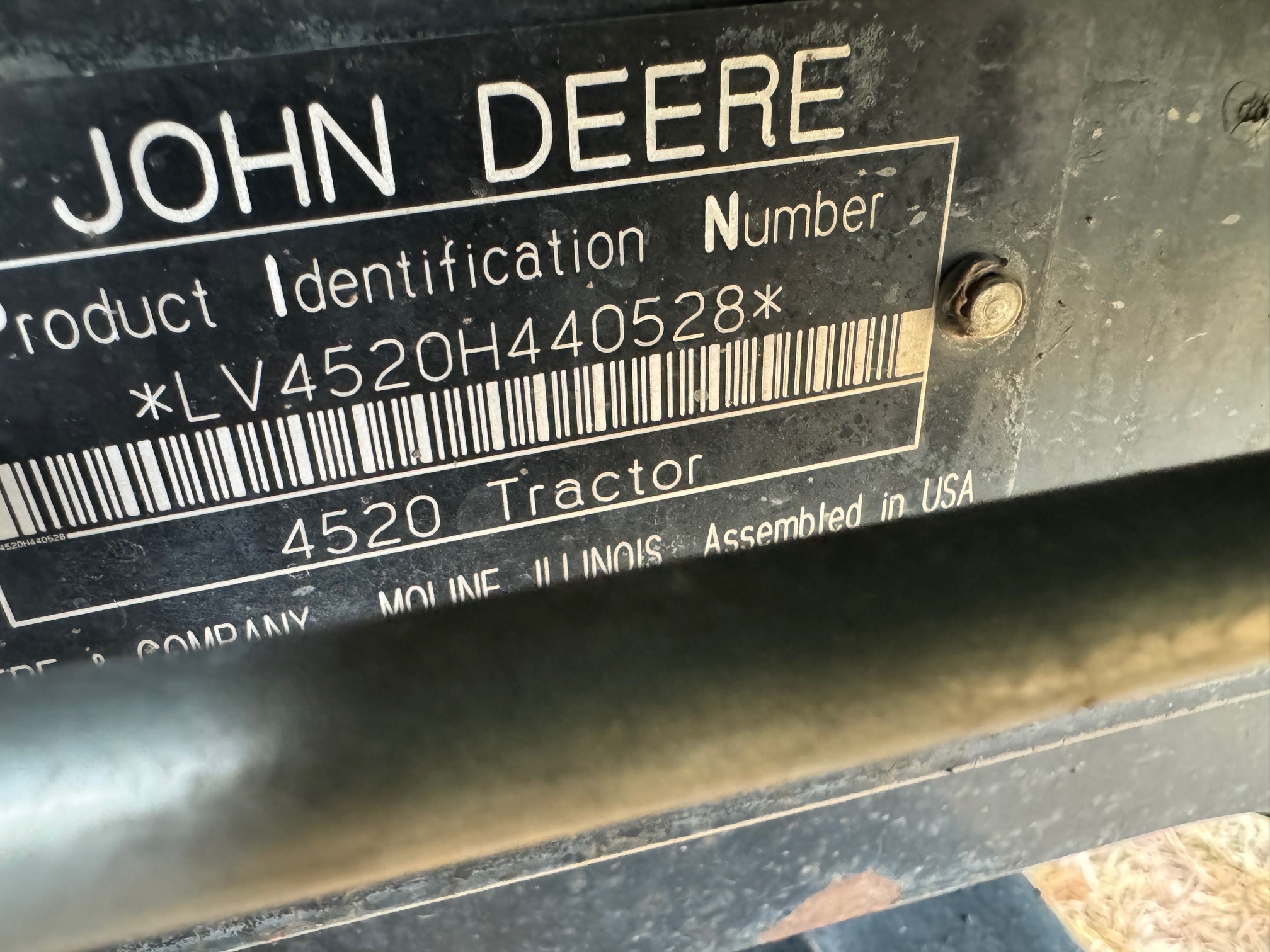 2007 John Deere 4520 Tractor Compact