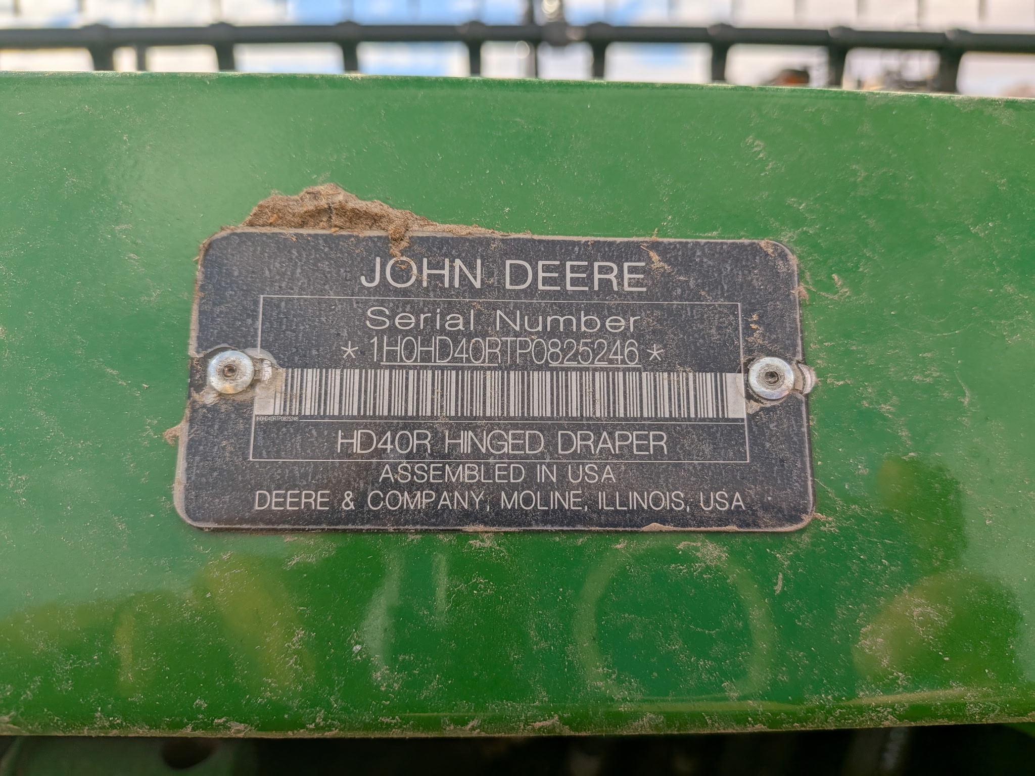 2023 John Deere HD40R Header Combine