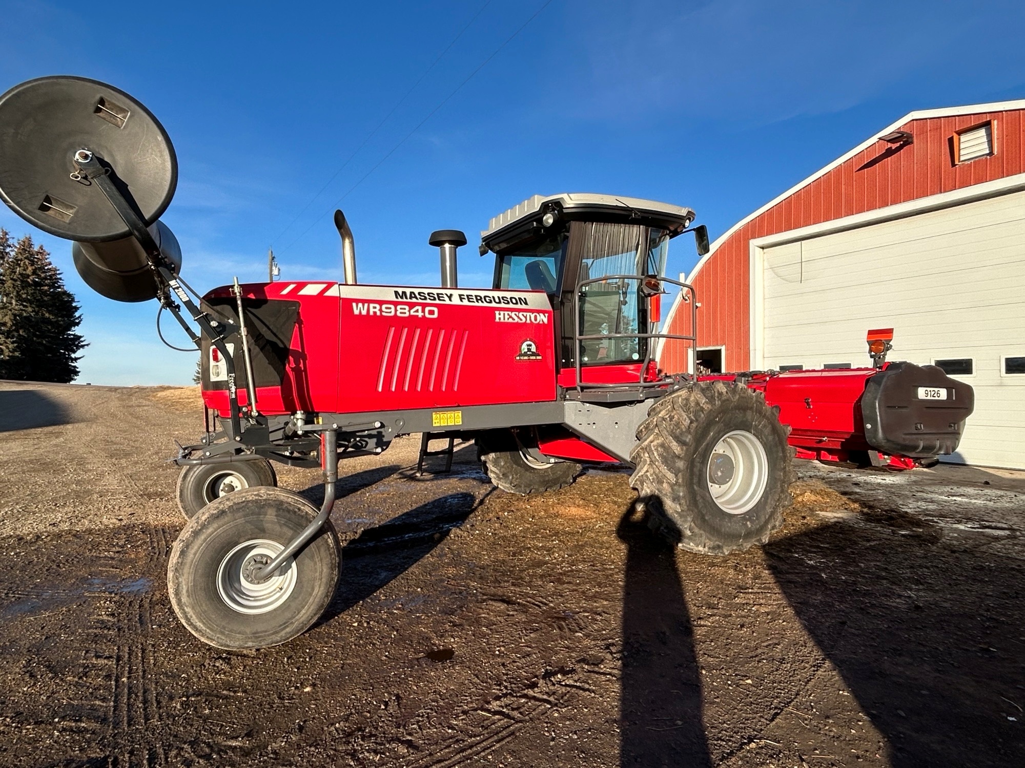 2016 Massey Ferguson WR9840 Windrower