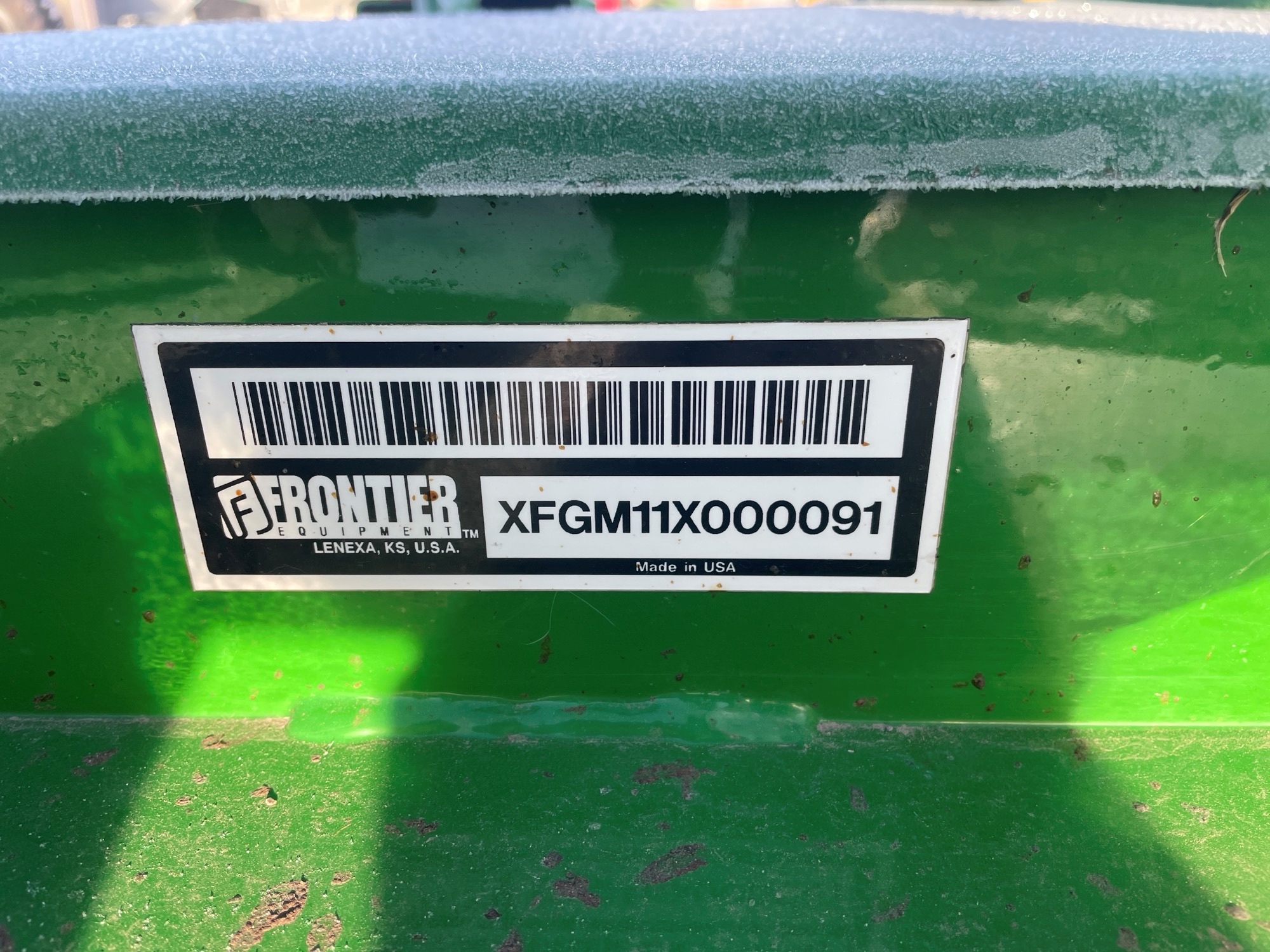 2014 Frontier GM1190 Mower/Finishing