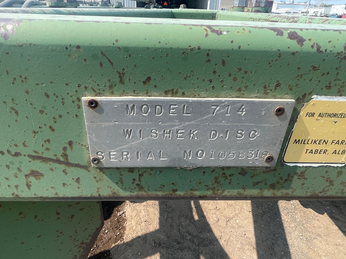 1983 Wishek 714 Disk Tandem