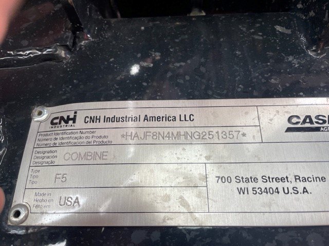 2023 Case 8250 Combine