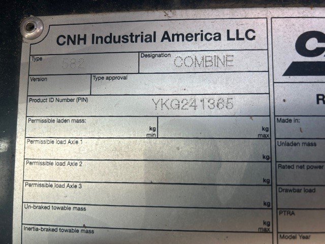 2020 Case 8250 Combine