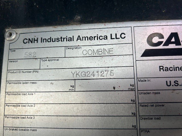 2020 Case 8250 Combine